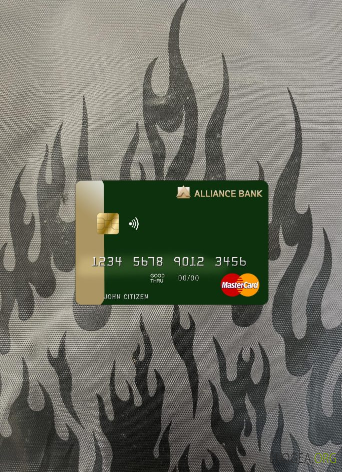 Autriche Alliance banque mastercard photolook recto